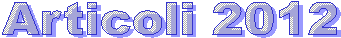 Articoli 2012